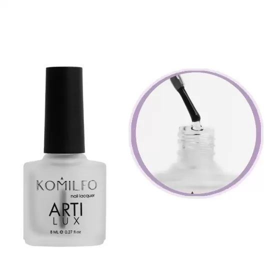 Komilfo ArtyLux Fast Dry Top - fast drying nail polish fixer, 8 ml